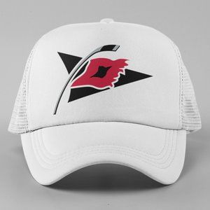 NEW Carolina Hurricanes Storm Flag 97 Foam Trucker Mesh Snapback Hat WHITE